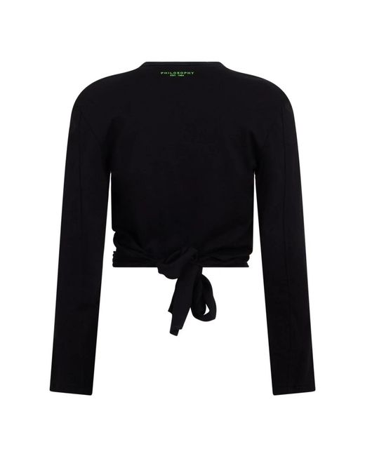 Philosophy Di Lorenzo Serafini Green Long Sleeve T-Shirts