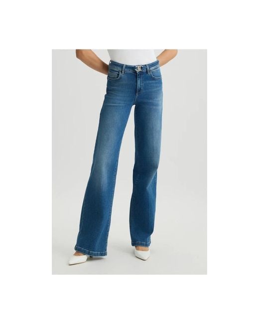 Liu Jo Blue Good Flare Denim Jeans