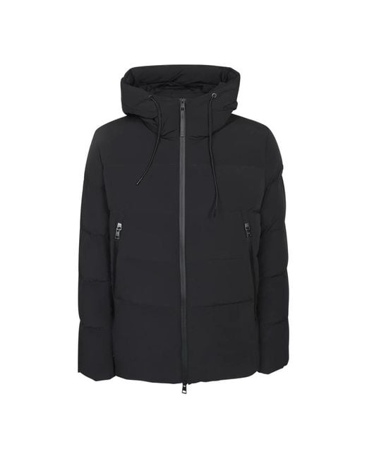 DUNO Daunenjacke Mit Kapuze in Black für Herren
