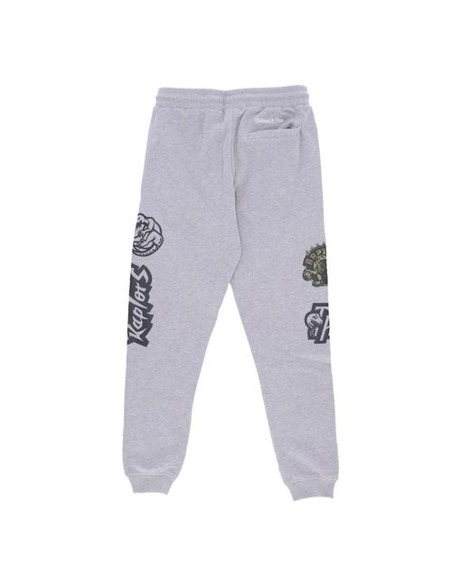 Mitchell & Ness Broeken ,Grijs ,Trainingsbroek in het Purple voor heren