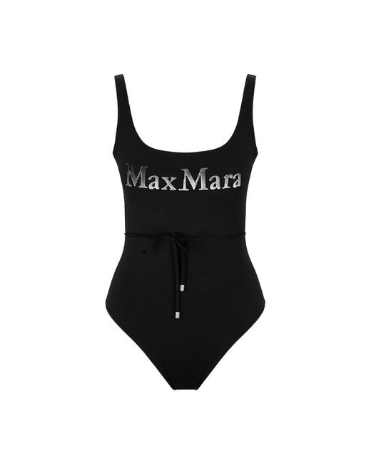 Max Mara Badmode ,Zwart ,Carisma One-Piece Badpak in het Black