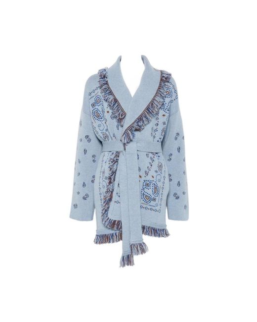 Alanui Blue Cardigans