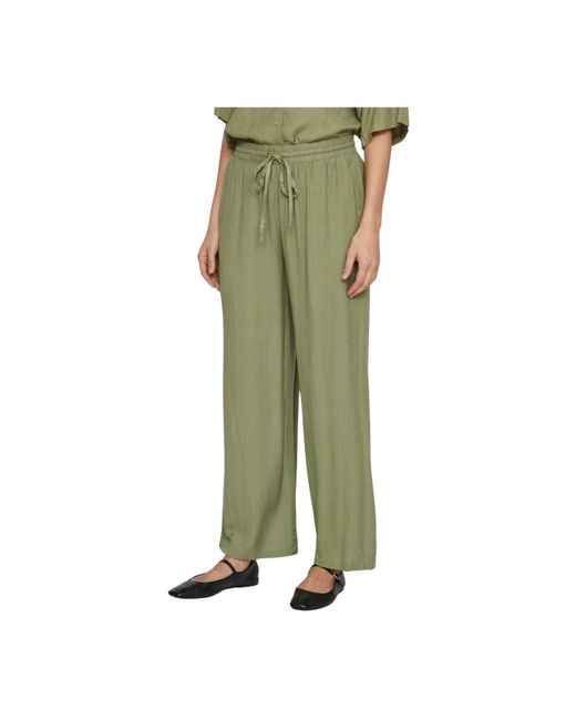 Pantaloni cropped donna di Vila in Green