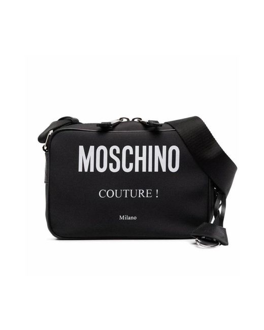 Moschino Black Cross Body Bags for men