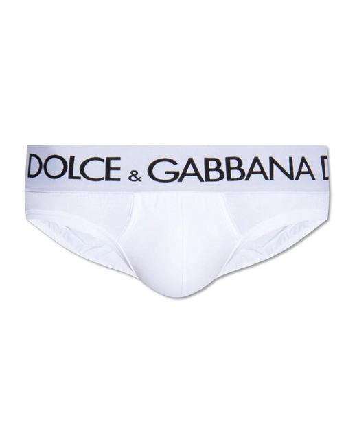 Dolce & Gabbana Unterhosen mit logo in White für Herren