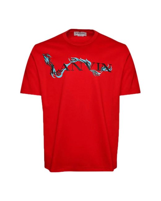 Lanvin Red T-Shirts for men