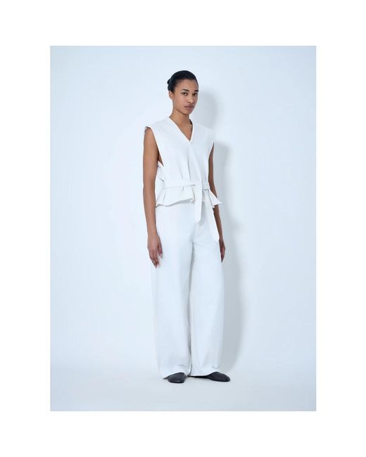 Lemaire Blue Wide Jeans