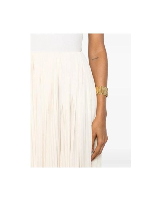 Saint Laurent White Maxi Skirts