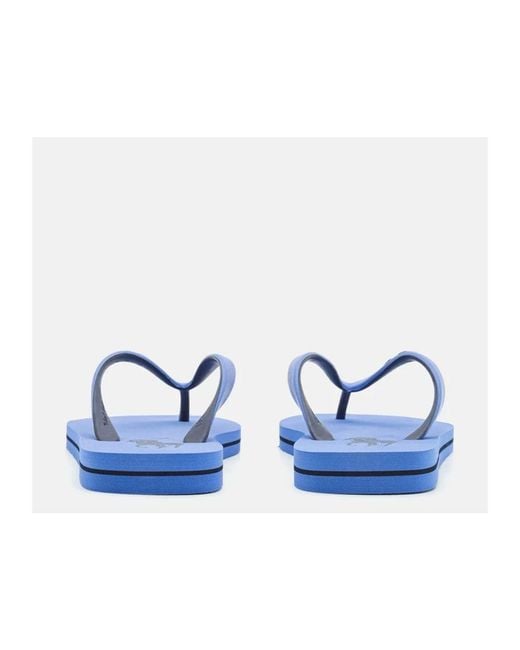 Ralph Lauren Blue Sliders for men