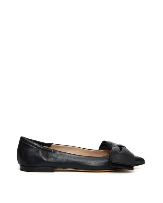 Pomme D'or Black Ballerinas