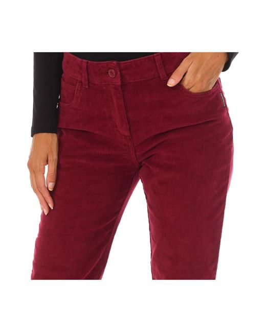 Napapijri Red Slim-Fit Trousers for men