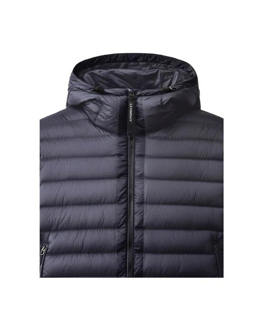 C P Company Blue Winter Jackets for men