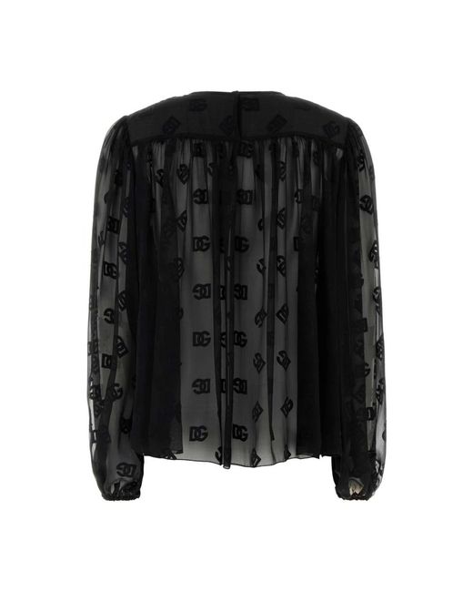 Dolce & Gabbana Black Blouses