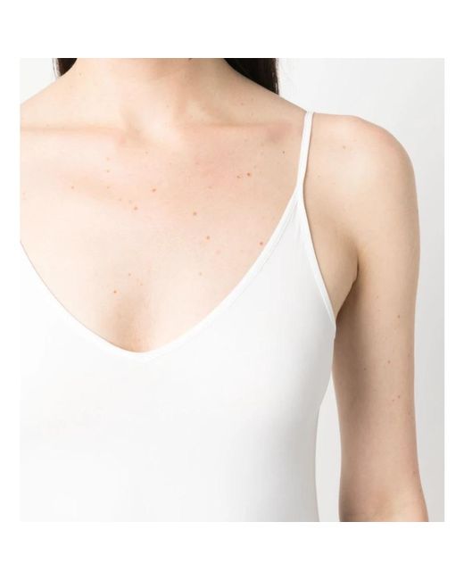 Jil Sander Tops ,Wit ,Witte Bodysuit in het White