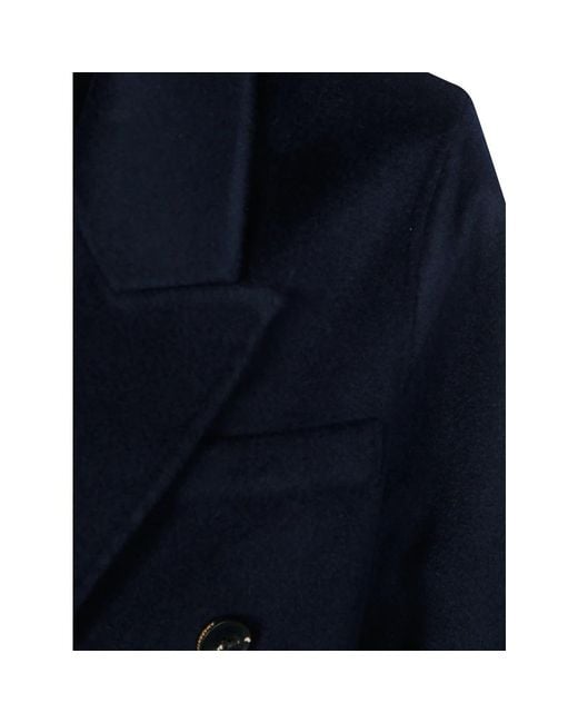 Amaranto Blue Double-Breasted Coats for men