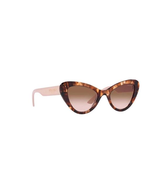 Prada Brown Zeitlose glamour-sonnenbrille