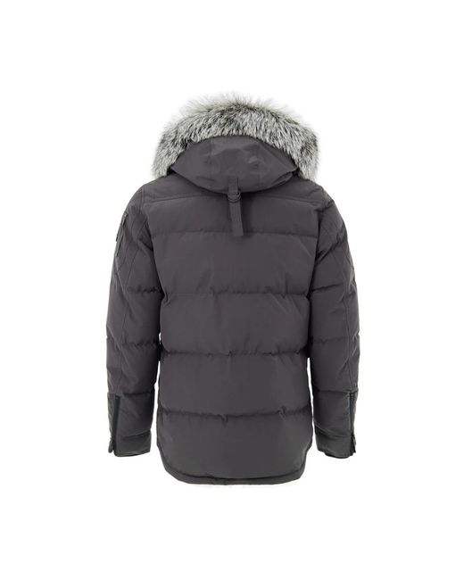 Moose Knuckles Gray Winter Jackets for men