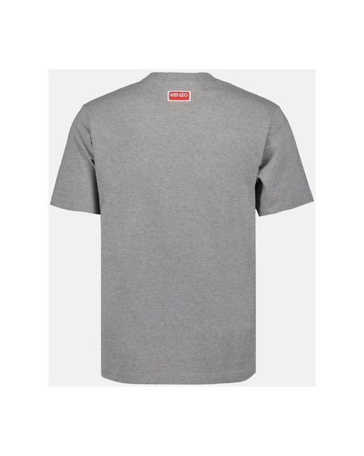 KENZO Varsity t-shirt mit bedrucktem logo in Gray für Herren