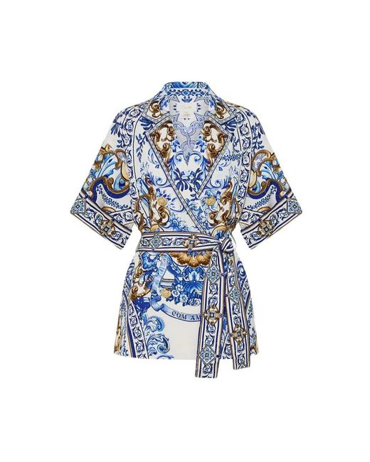 Camilla Blue Blouses