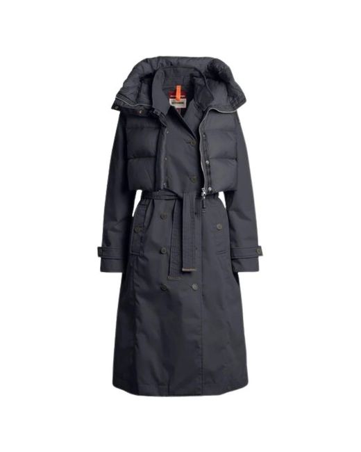 Parajumpers Blue Belted Coats
