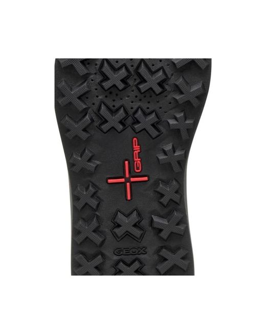 Geox Black Lace-Up Boots for men