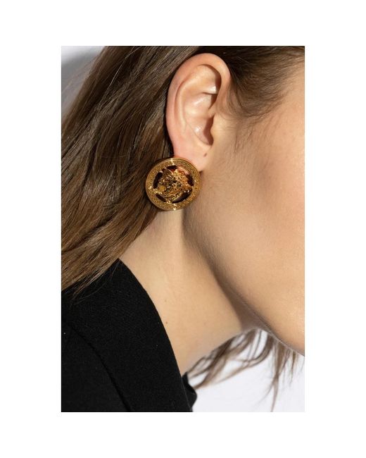 Accessories > jewellery > earrings Versace en coloris Metallic