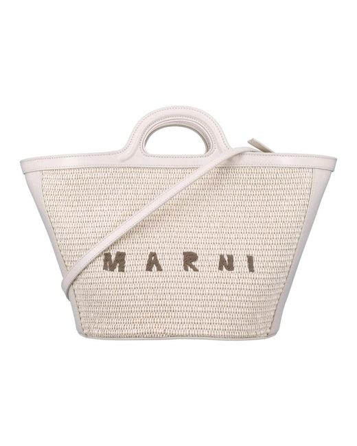 Marni Natural Tropicalia kleine muschel handtasche