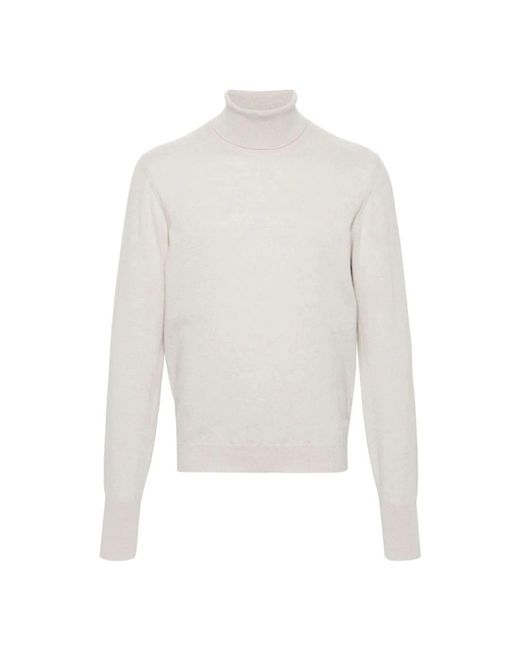 Drumohr Hellr kaschmir-strickpullover in White für Herren