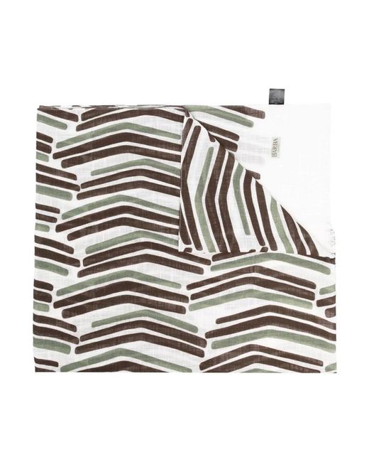 Barba Napoli White Scarves for men
