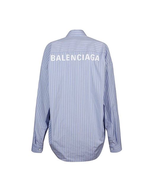 Balenciaga Blue Casual Shirts