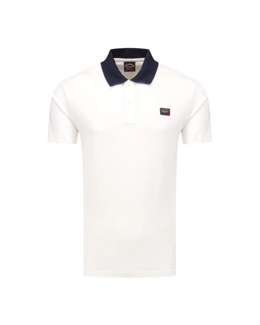 Paul & Shark White Polo Shirts for men