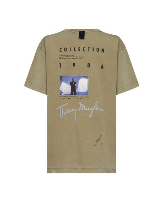 Mugler Green T-Shirts