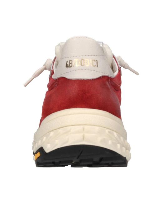 4b12 Red Sneakers for men