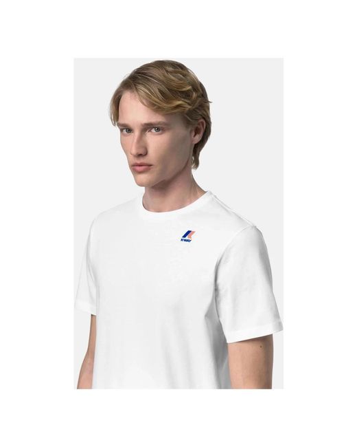 K-Way White T-Shirts for men