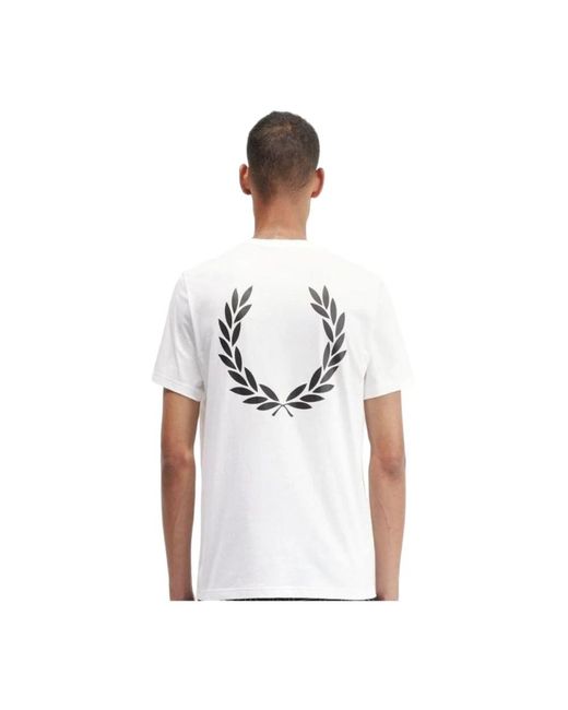 Fred Perry White T-Shirts for men