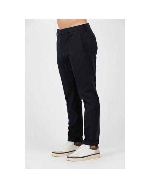 Dondup Blue Slim-Fit Trousers for men