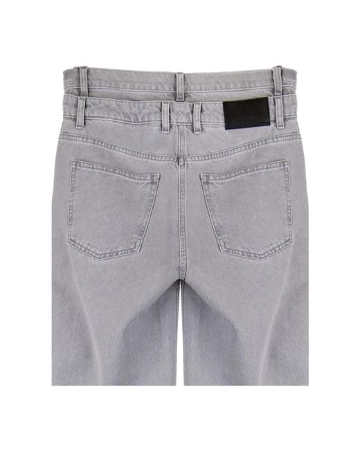 Elisabetta Franchi Gray Straight Jeans
