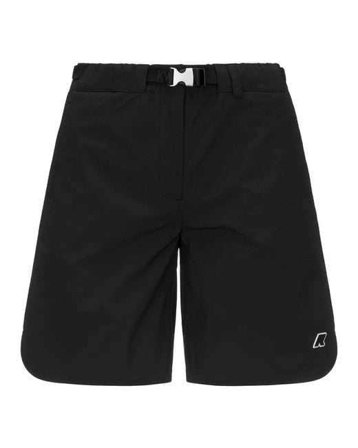 K-Way Black Casual Shorts