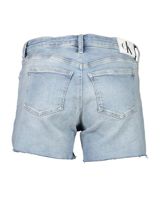 Calvin Klein Blue Denim Shorts