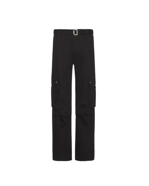 Jacquemus Straight Trousers in het Black voor heren