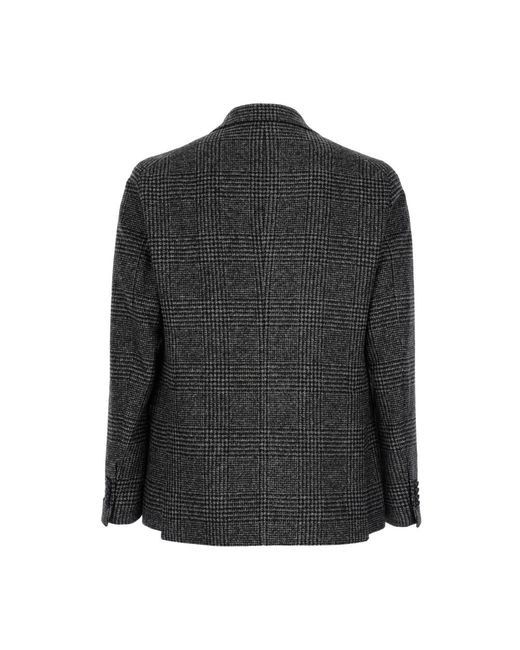 Tagliatore Montecarlo Grijs Single-Breasted Jasje in het Black voor heren