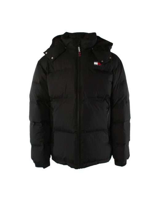 Tommy Hilfiger Black Winter Jackets for men