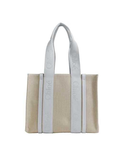 Chloé Gray Shopping Bags