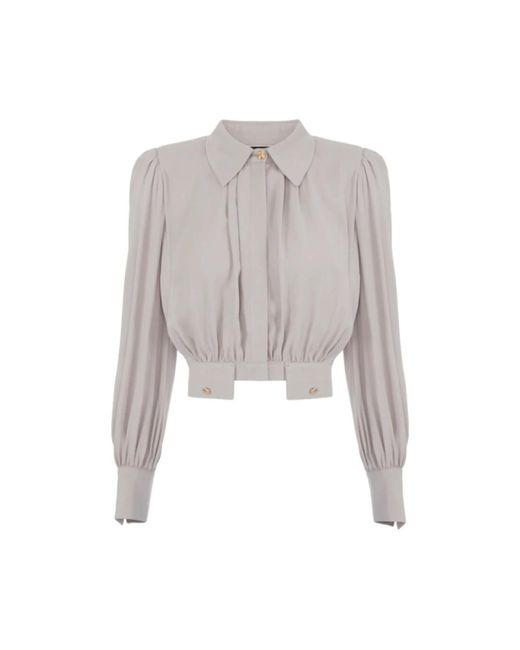 Blouses & shirts > shirts Elisabetta Franchi en coloris Gray
