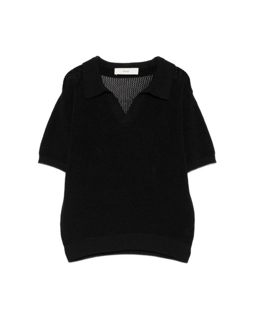 DUNST Black Polo Shirts
