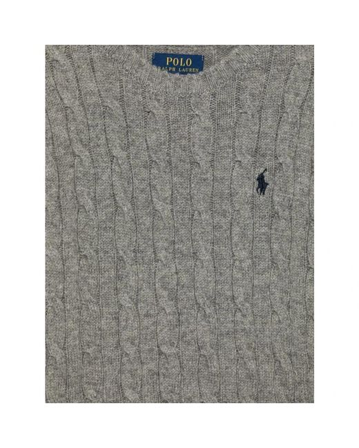Polo Ralph Lauren Gray Round-Neck Knitwear for men
