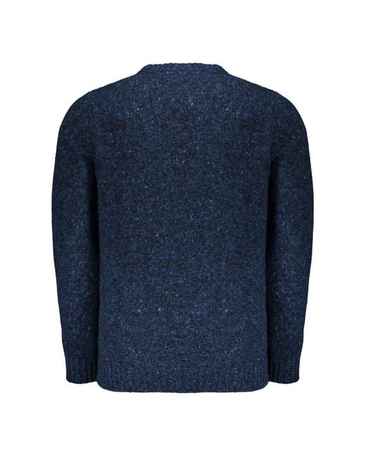 Moorer Blue Round-Neck Knitwear for men