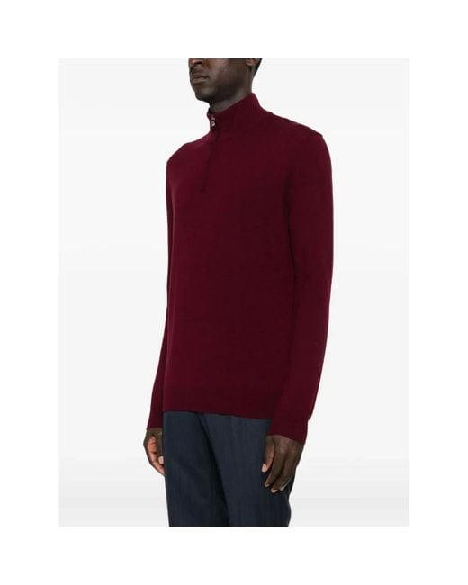 Turtlenecks Corneliani de hombre de color Purple