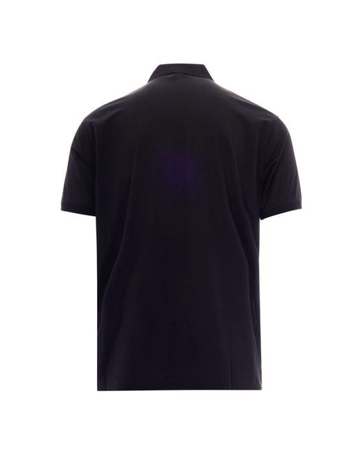 Emporio Armani Black Polo Shirts for men