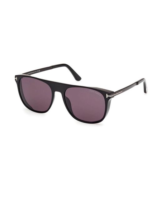 Tom Ford Purple Acetat-sonnenbrille für männer
